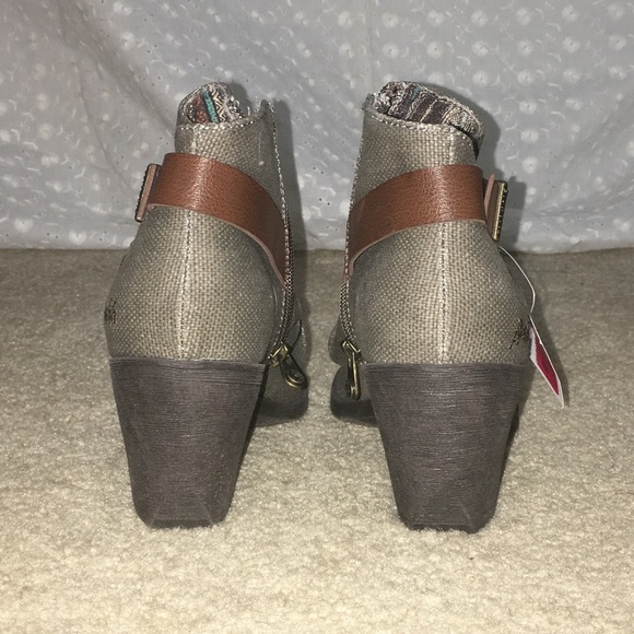 blowfish open toe booties